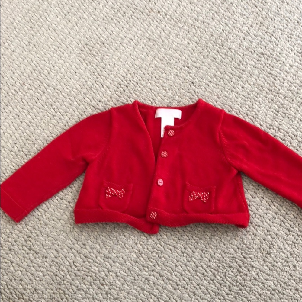 Red sweater